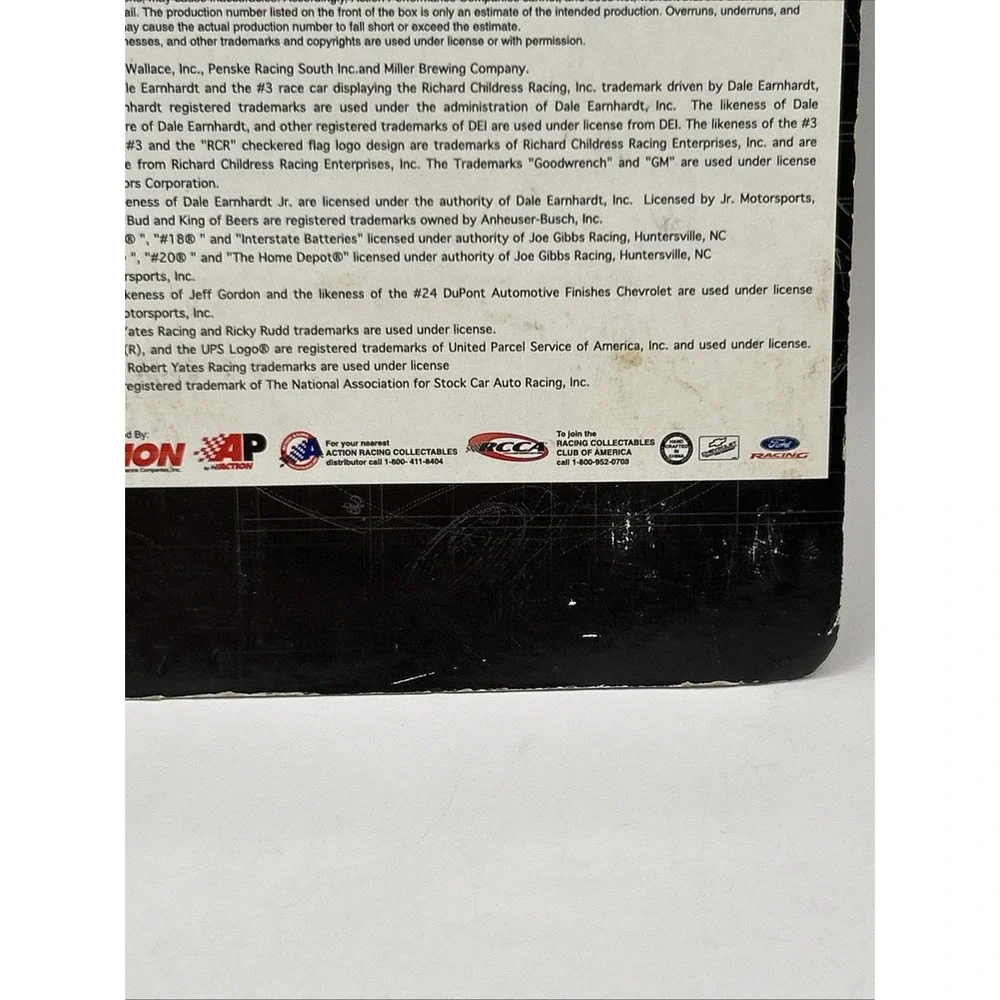 Dale Earnhardt #3 AP Action 1:64 Scale Die Cast Stock Car Action Sports Image